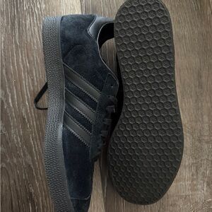 adidas Gazelle Black Suede Low-Top Sneakers